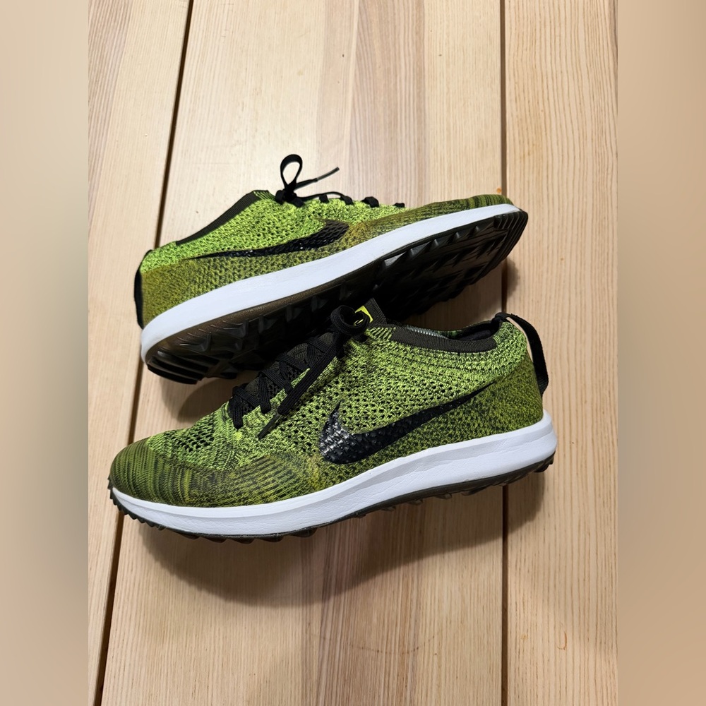 Nike Flyknit‎ Racer G “Sequoia” Golf Shoes 909756-700 Size 12